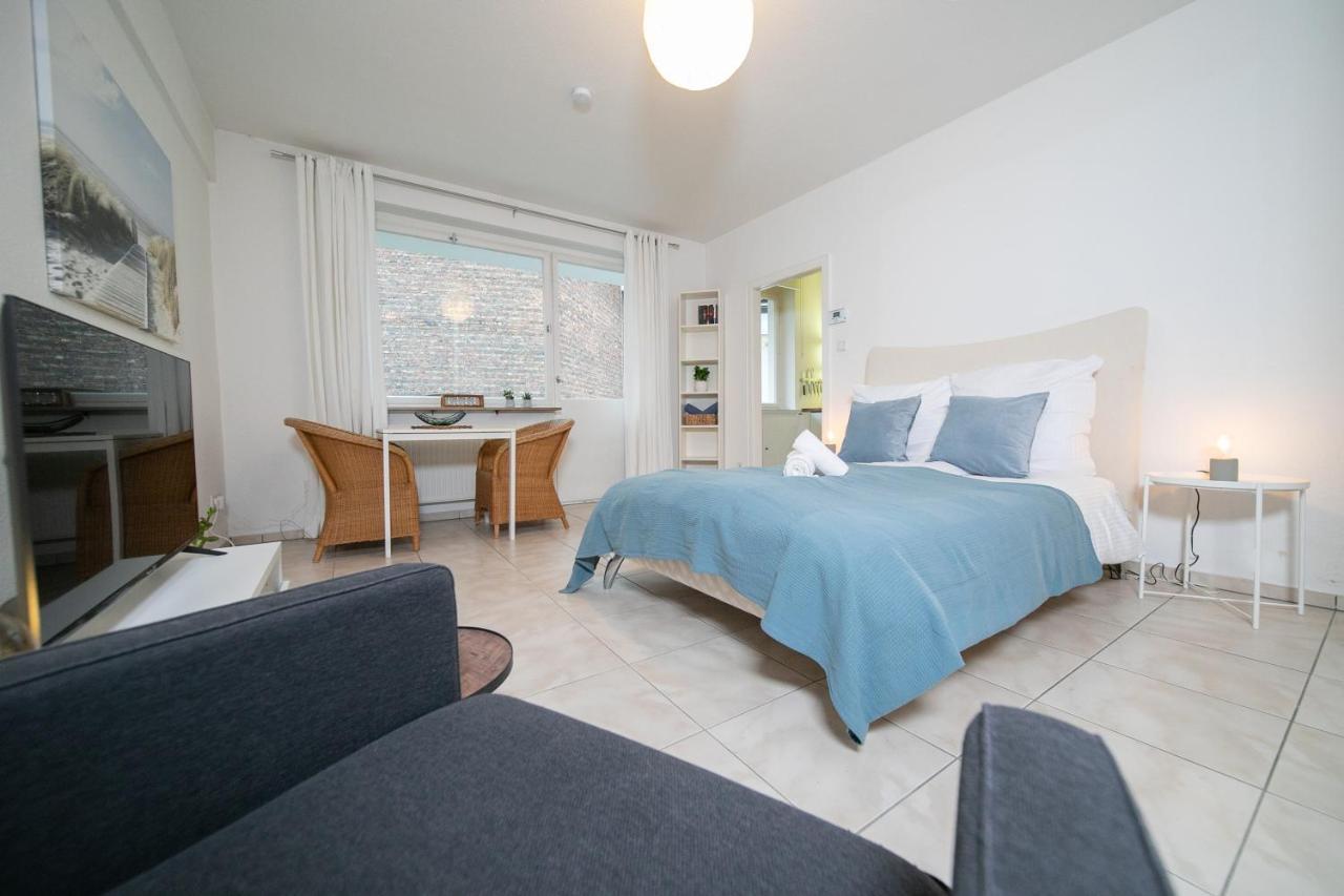 Apartment Blue - Zentral Und Gut Angebunden Düsseldorf Eksteriør bilde